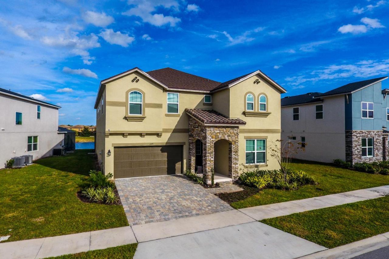 Brand New 9 Bedrooms House With Private Pool, Star Wars Game Room, Theme Rooms And Lake View Sa2145 Kissimmee Exterior photo