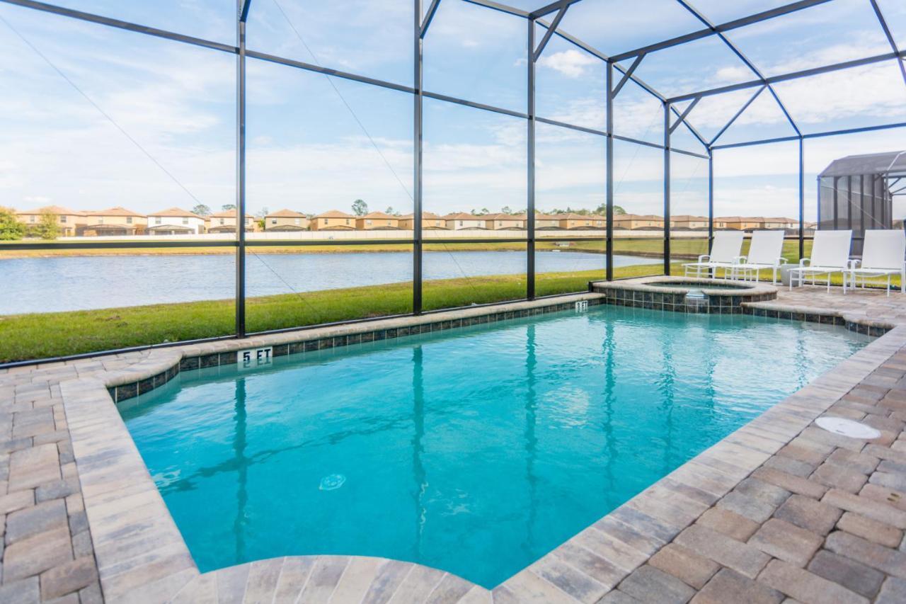 Brand New 9 Bedrooms House With Private Pool, Star Wars Game Room, Theme Rooms And Lake View Sa2145 Kissimmee Exterior photo